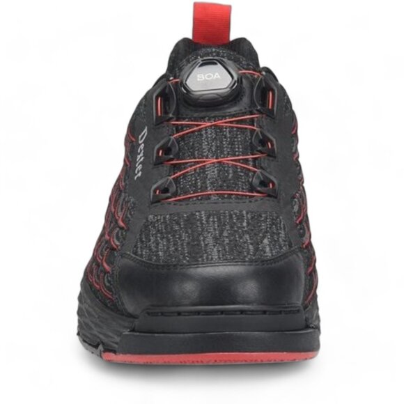 NWT Dexter Mens Size 8 THE C9 Knit BOA Black Red Black Bowling Shoes - Picture 7 of 15